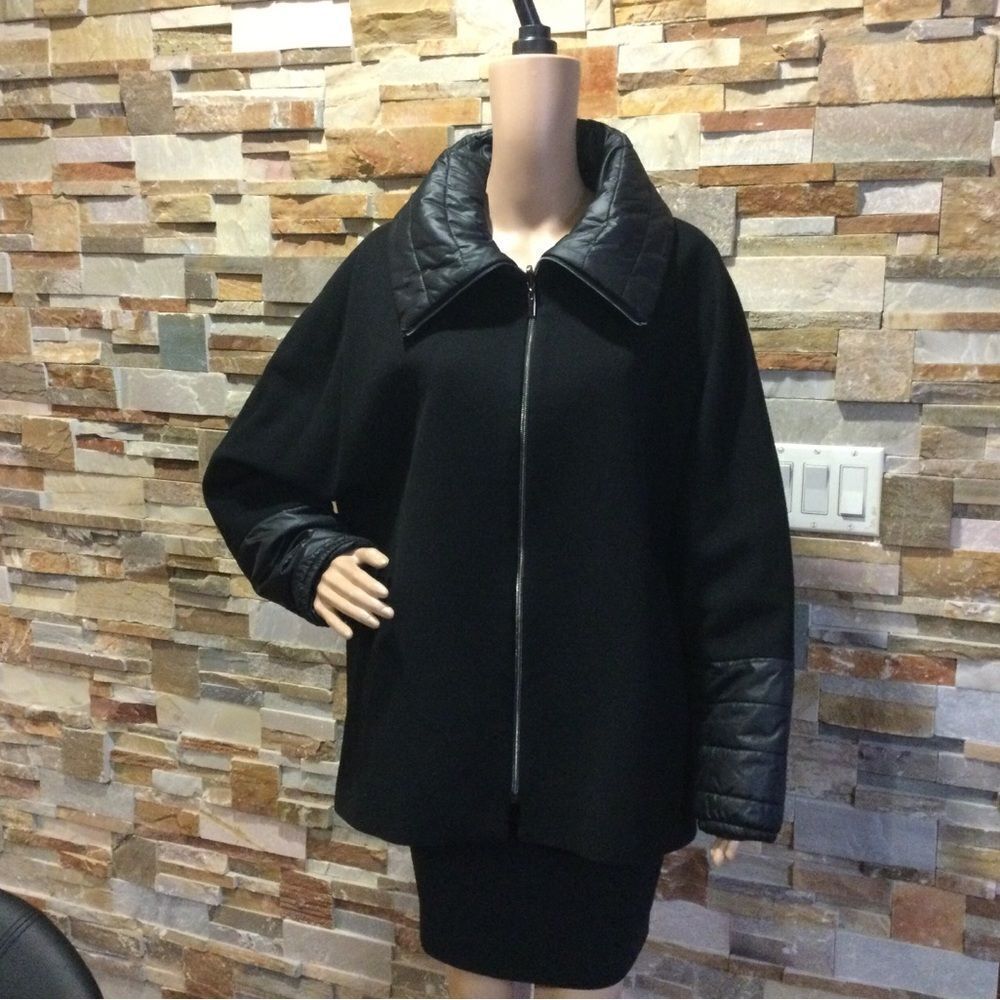 CINZIA ROCCA Wool Jackets With Nylon Inserts